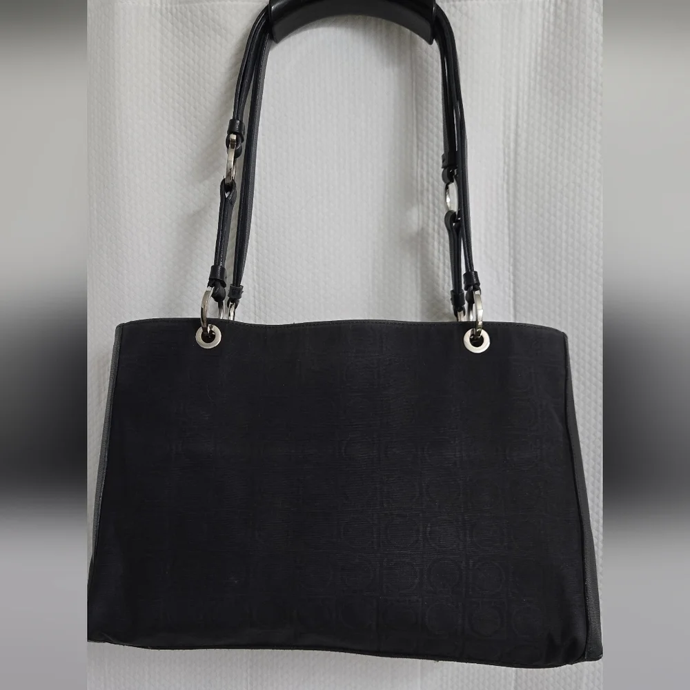 EUC Vintage Salvador Ferragamo Signature Tote Bag